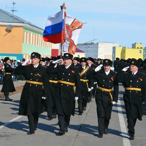 Парад в честь Дня Победы